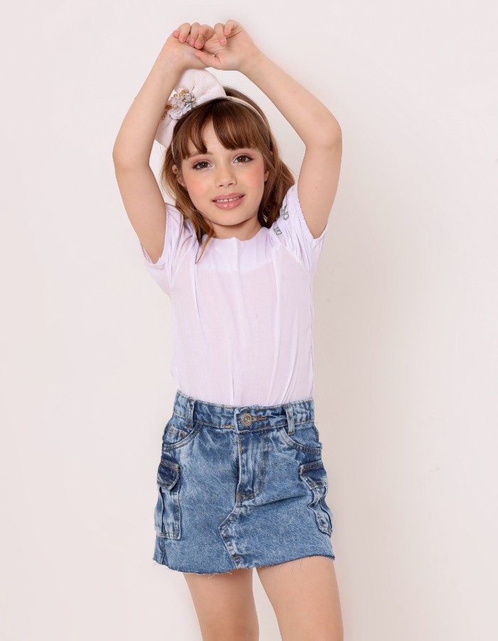 SHORT SAIA JEANS INFANTIL
