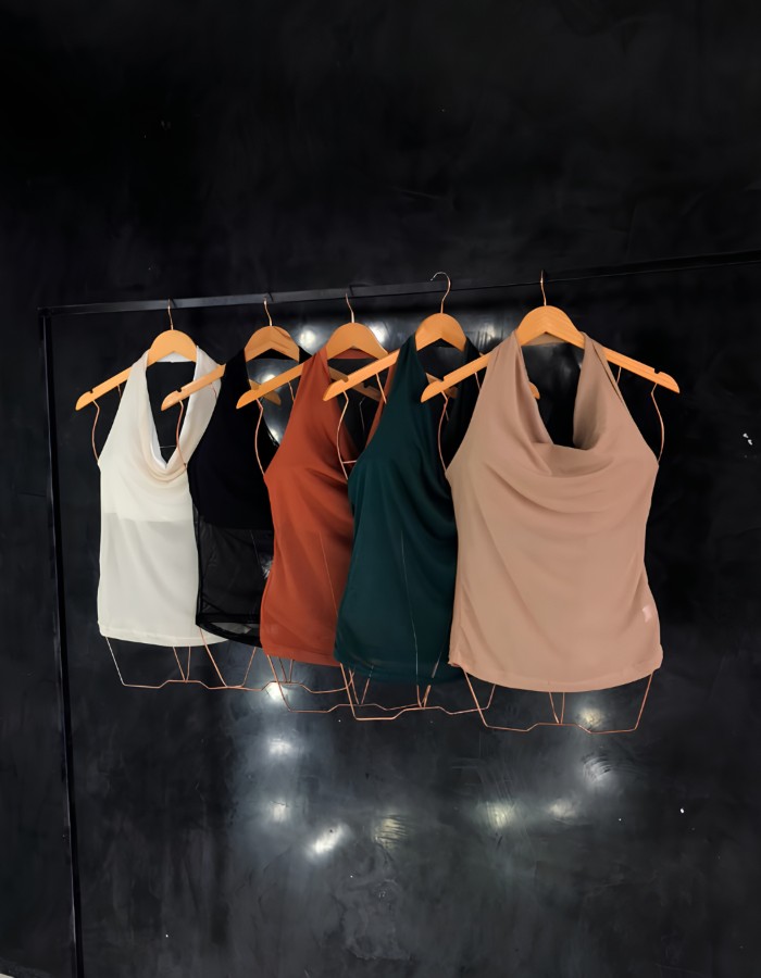 Blusa VIRAL em tule - Forro no busto