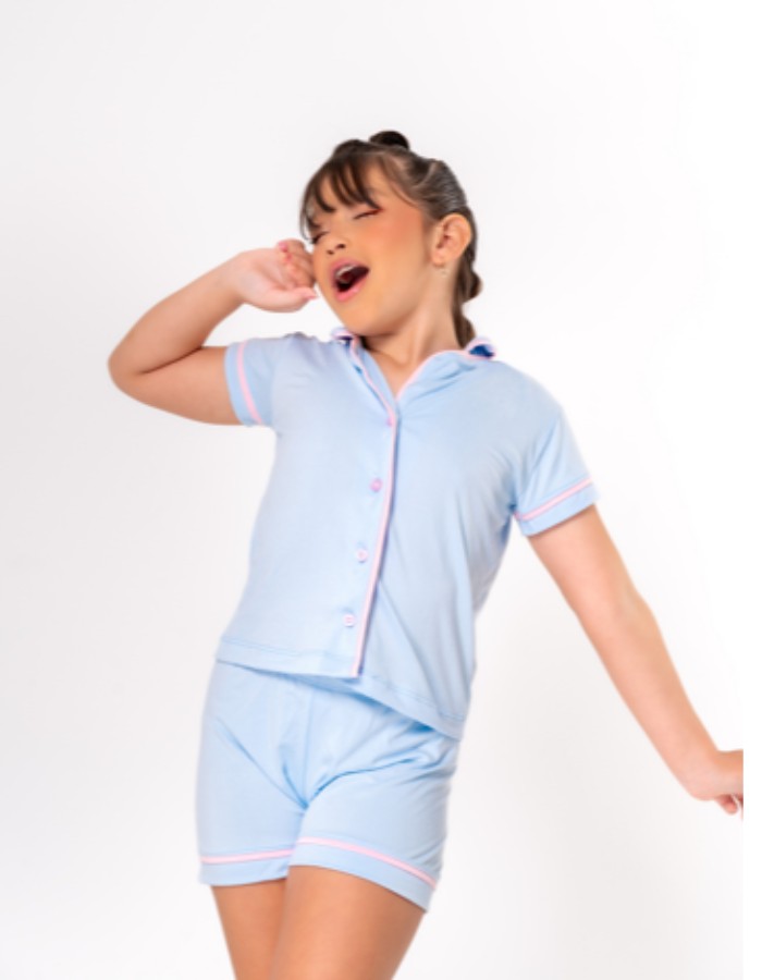PIJAMA AMERICANO LISO INFANTIL REF: 085 1565