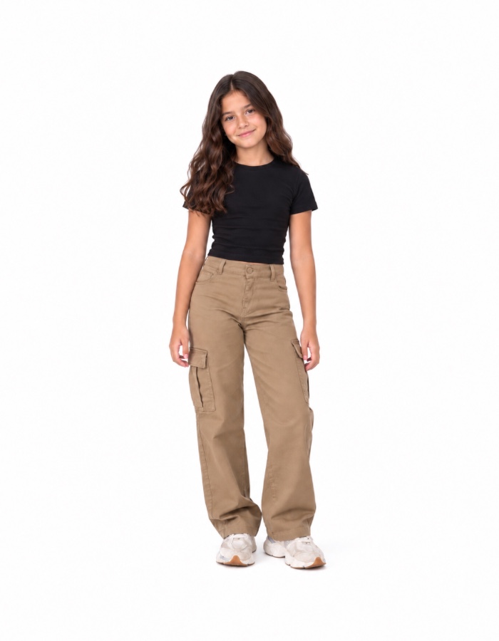 CALÇA BRIM CARGO