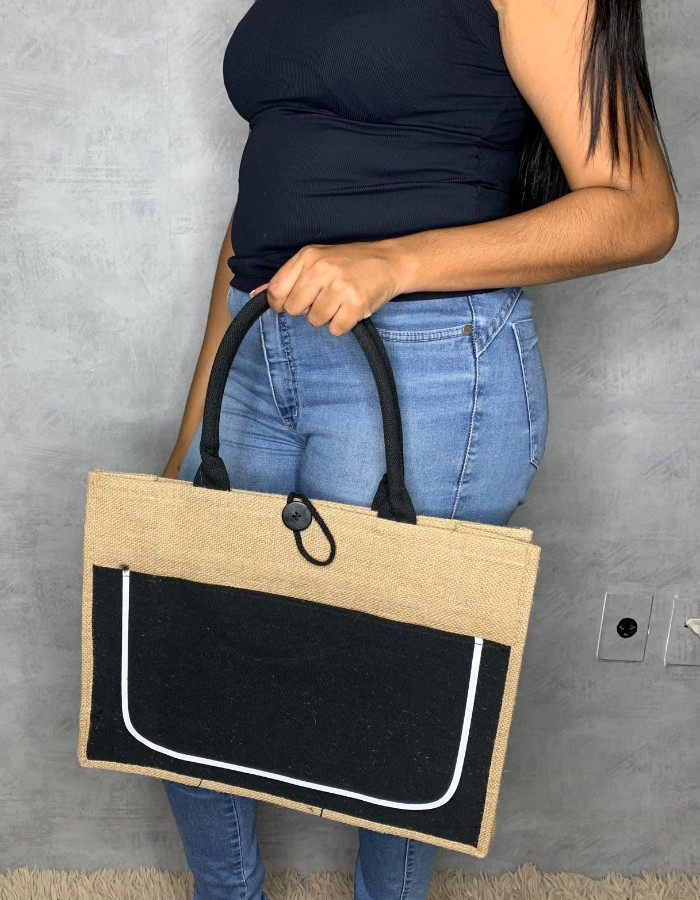 Bolsa Juta com Bolso