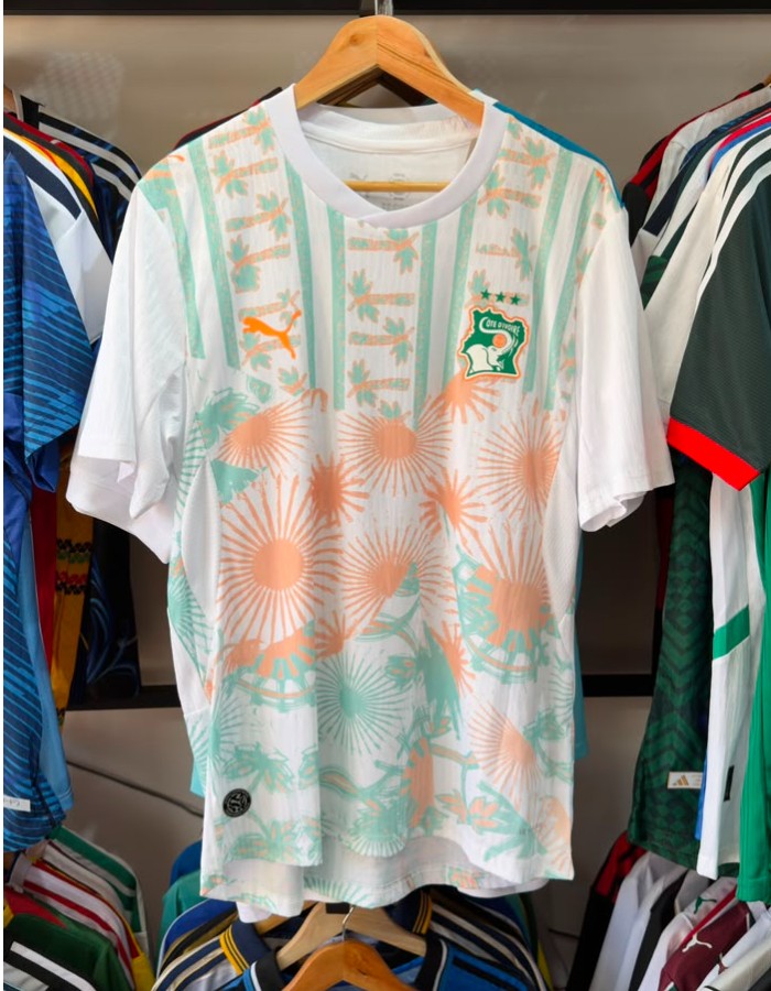 Costa do Marfim jogador uniforme II 2025/26