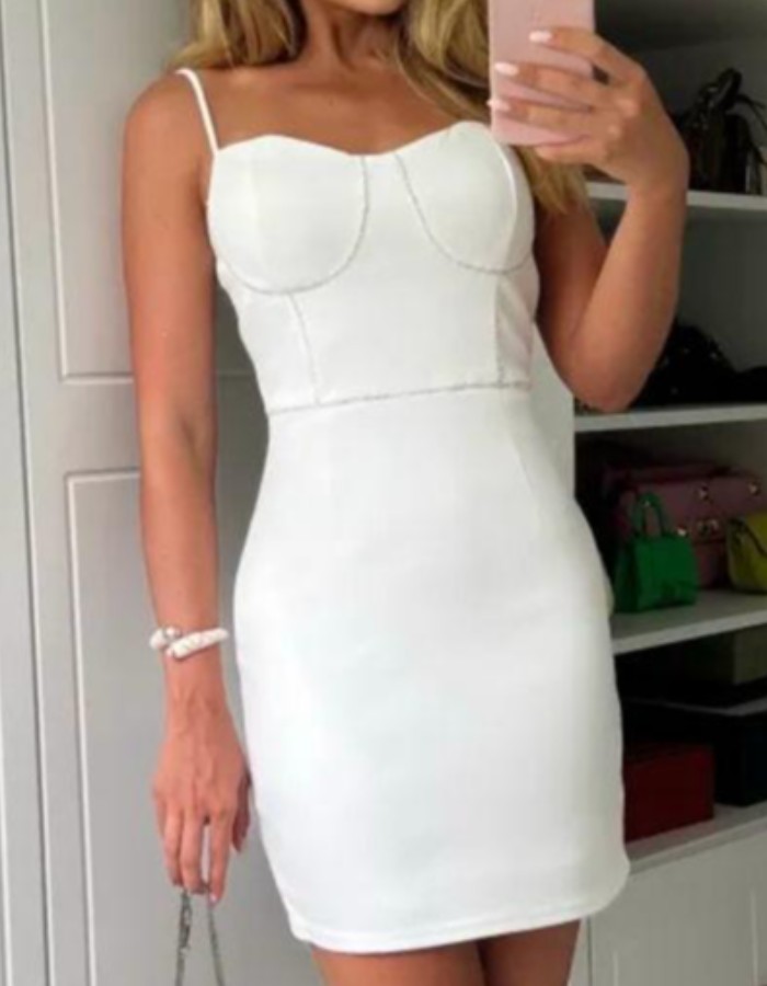 VESTIDO COM STRASS