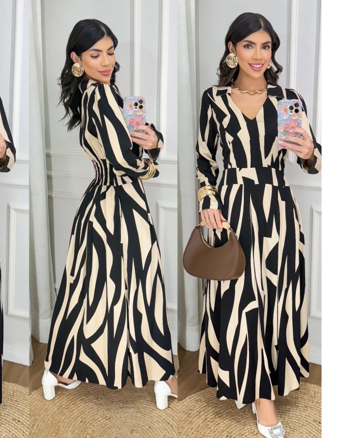 Vestido Manga Longaa