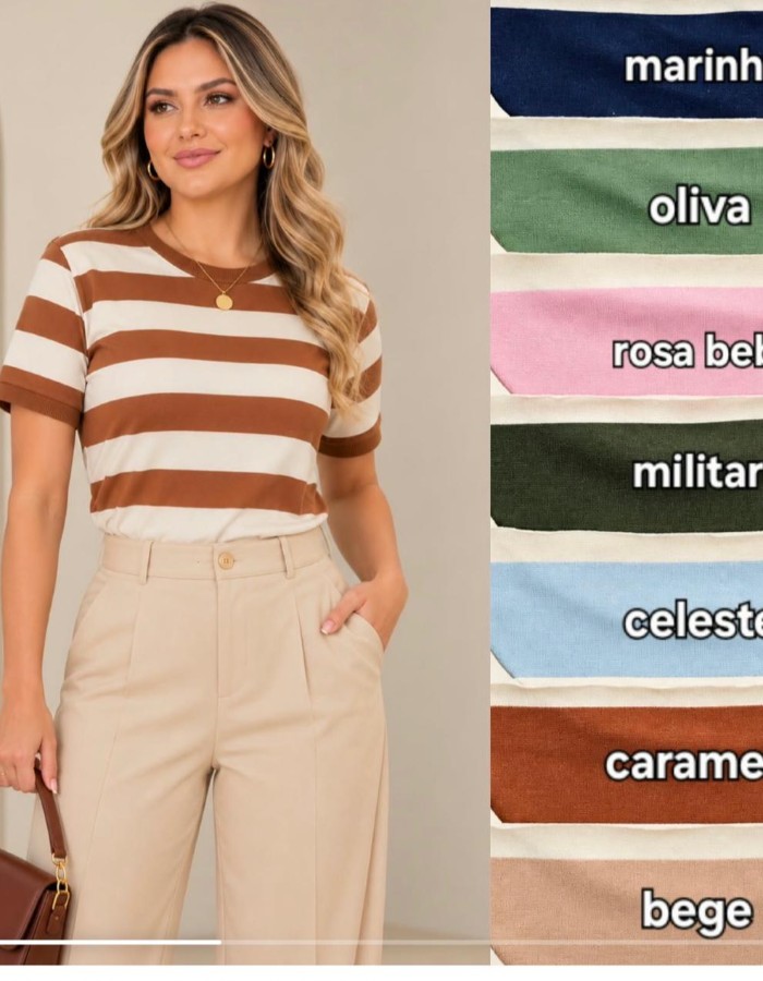 Blusa listra duda