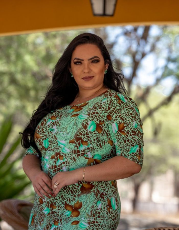 VESTIDO LONGO MANGA 3/4 - TAM GG