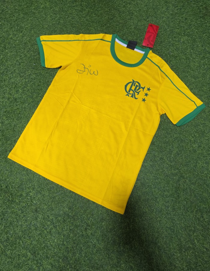 CAMISA FLAMENGO ZICO EDIÇÃO BRASIL DESTINO 