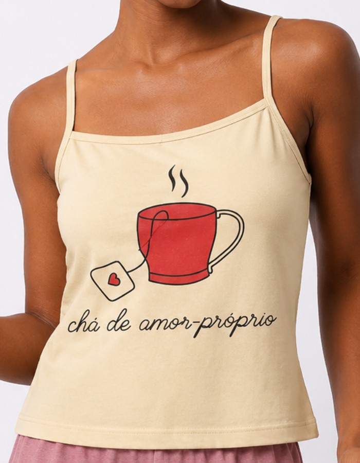 APENAS BLUSA ALÇA-CHÁ