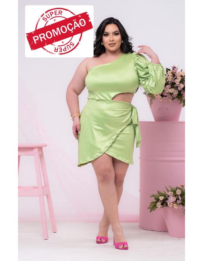Vestido c/ ombro só 