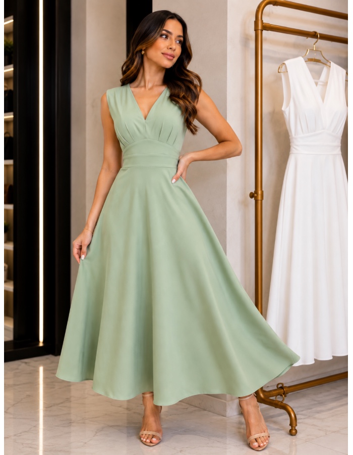 VESTIDO LISO