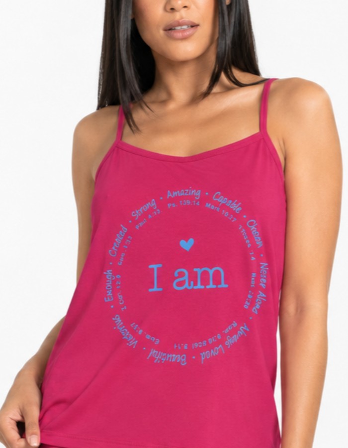 APENAS BLUSA ALÇA-I AM