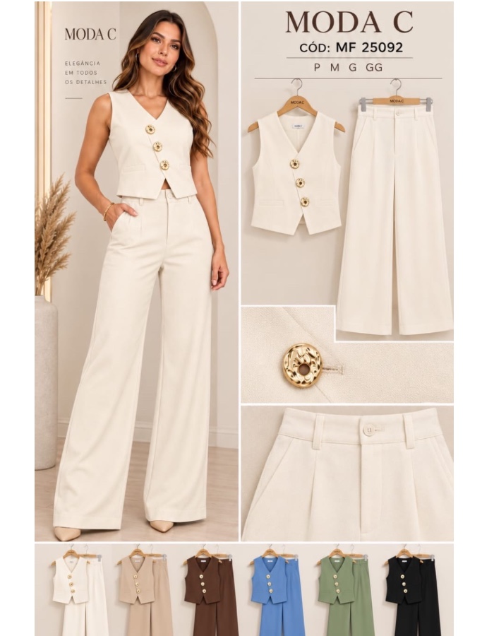 Conjunto colete 