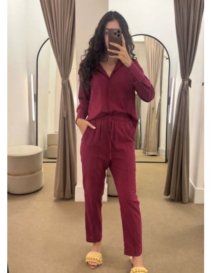 CAMISA M/L + CALÇA