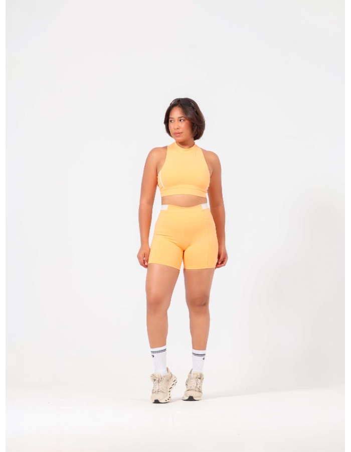 Conj. De short gola alta 