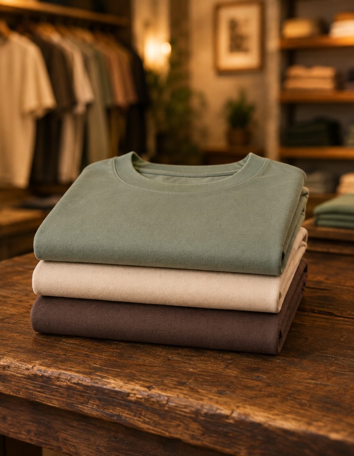 COMBO 3 CAMISETAS BÁSICAS ALGODÃO PENTEADO 