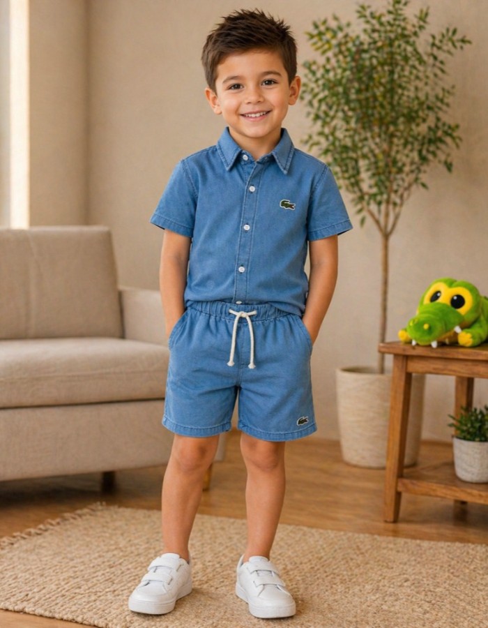 Conjunto Jeans lacoste 