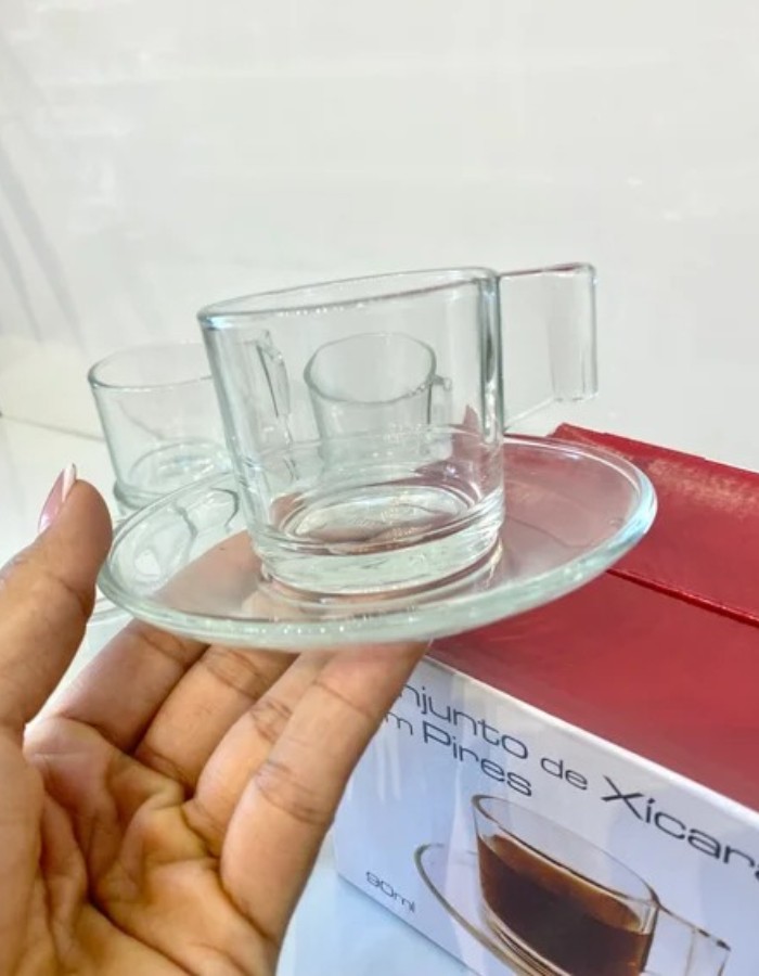 CONJ. DE XICARAS+PIRES 90ML