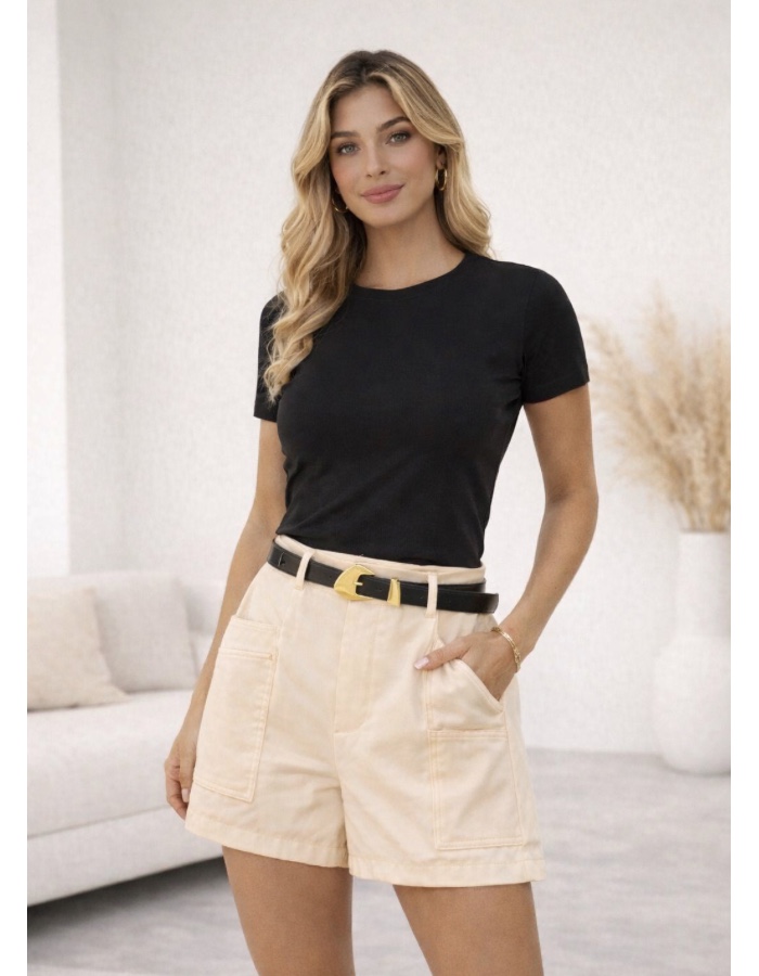 Short em alfaiataria