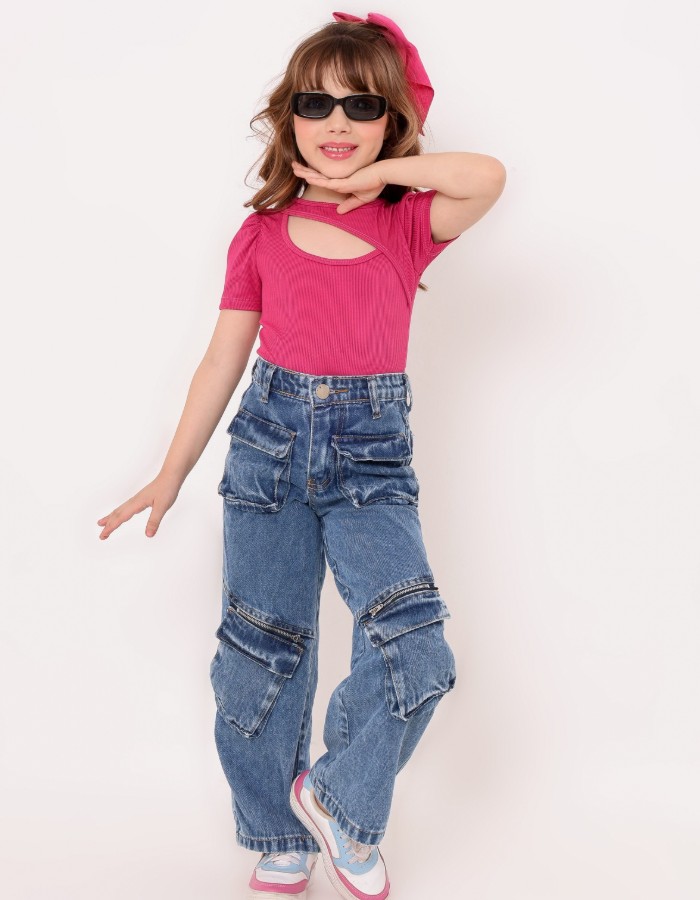 CALÇA JEANS INFANTIL