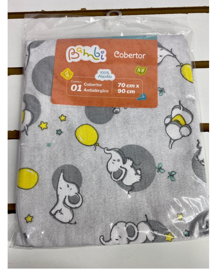 COBERTOR ESTAMPADO BAMBI 70cmX90cm