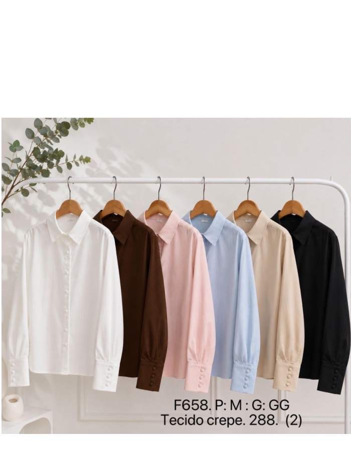 Blusa manga longa 