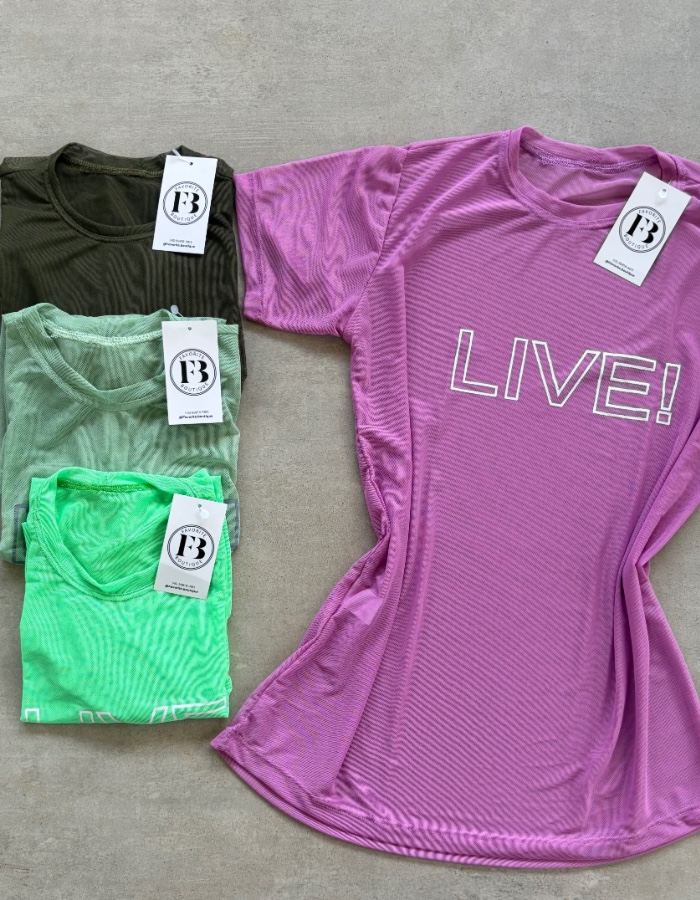 Camiseta tule (live)