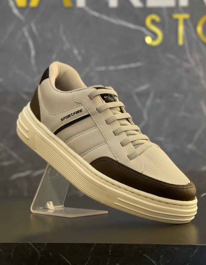 SPORT FIRE - TÊNIS CASUAL GELO CADARÇO EMBUTIDO