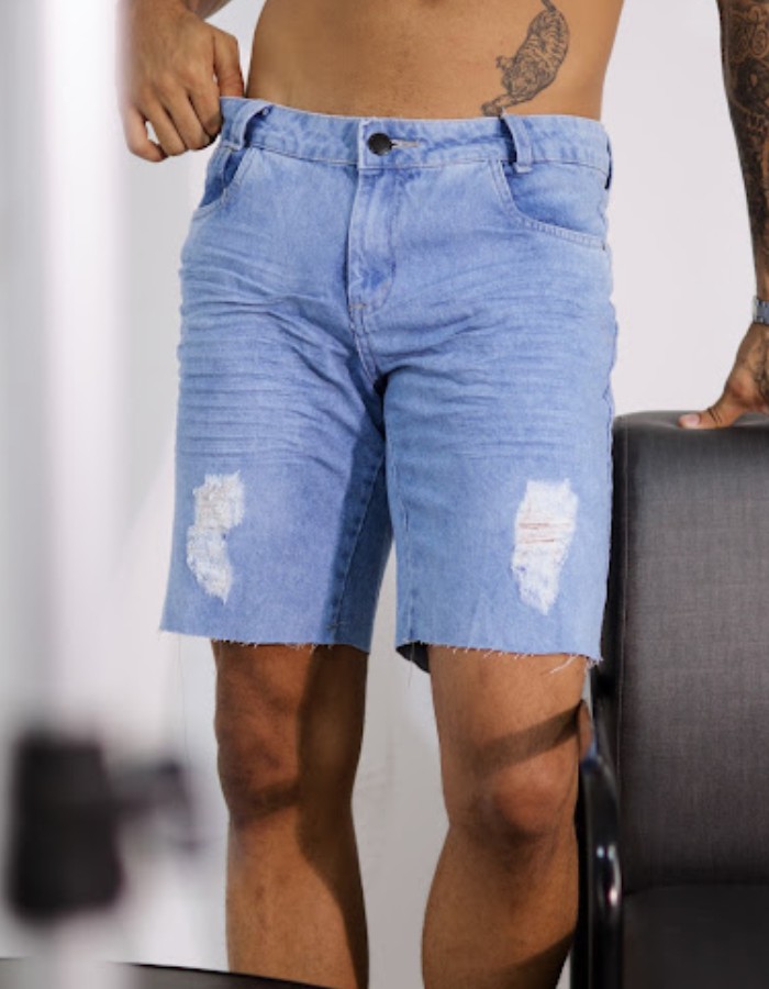 BERMUDA JEANS DESTROYD 
