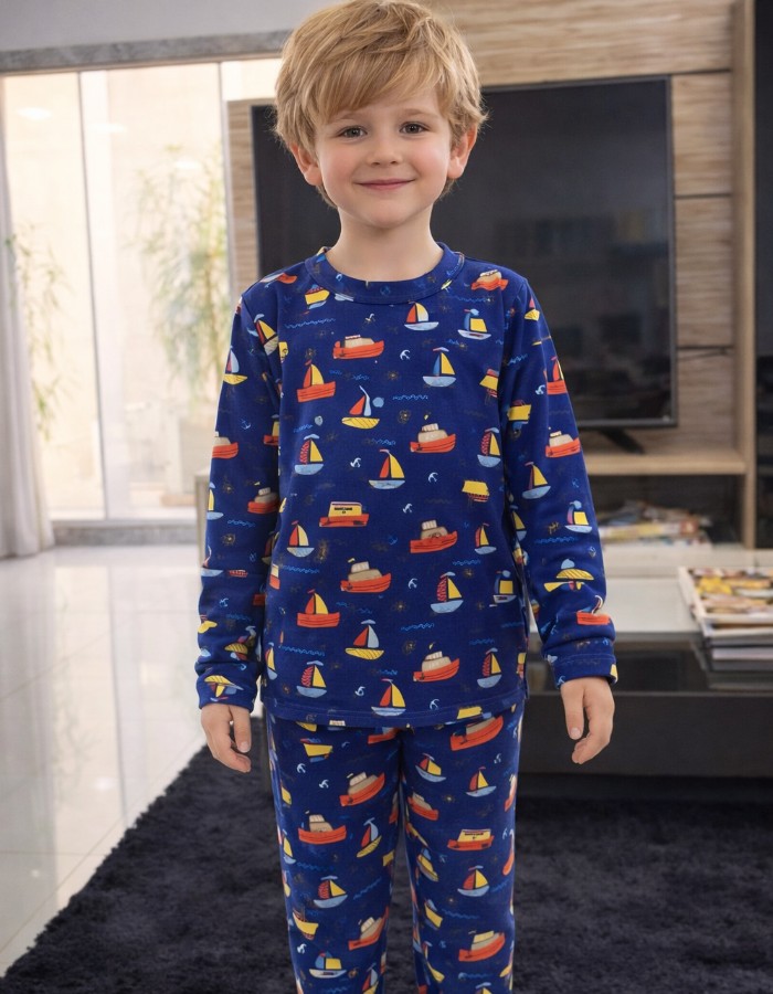 PIJAMA INFANTIL MANGA LONGA