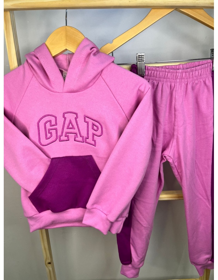 CONJUNTO CAPUZ FEMININO COM BORDADO GAP
