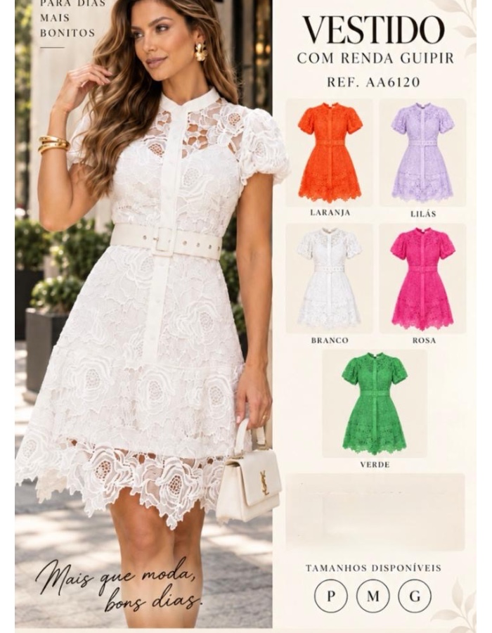 A Vestido Rendas