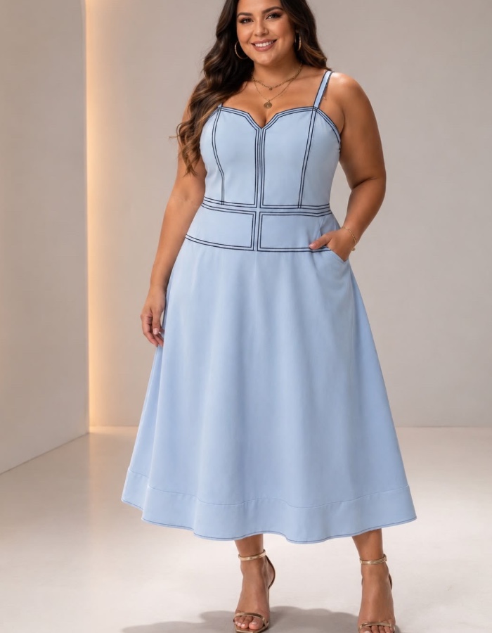 Vestido Plus Malu