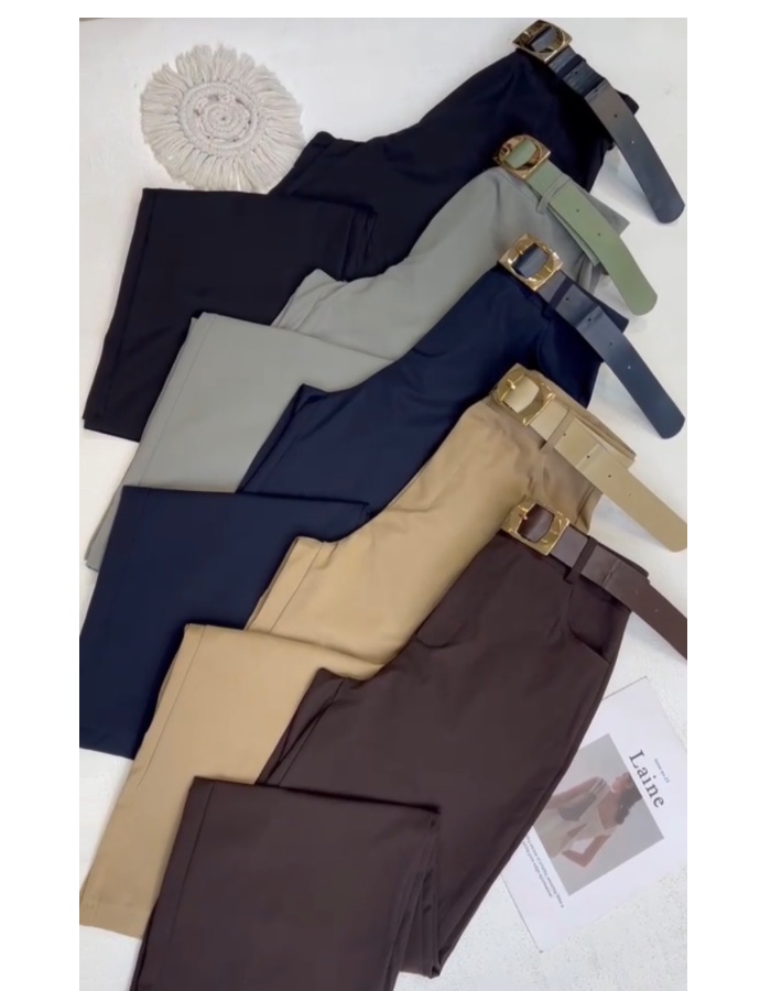 A calça alfaiataria  pantalona 