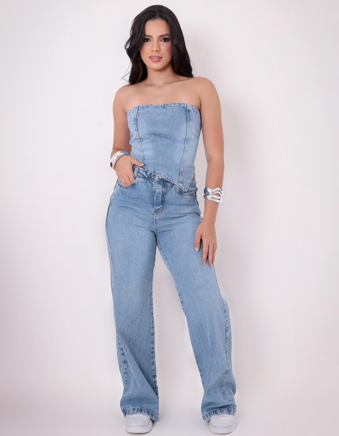 CONJUNTO JEANS DESGRADEADO