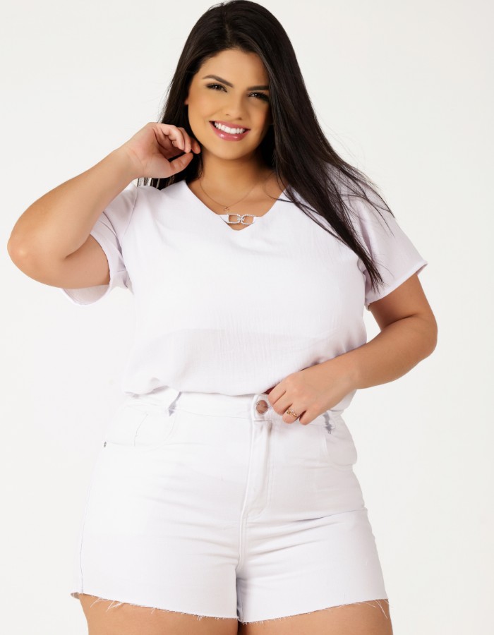 SHORT CURTO PLUS SIZE