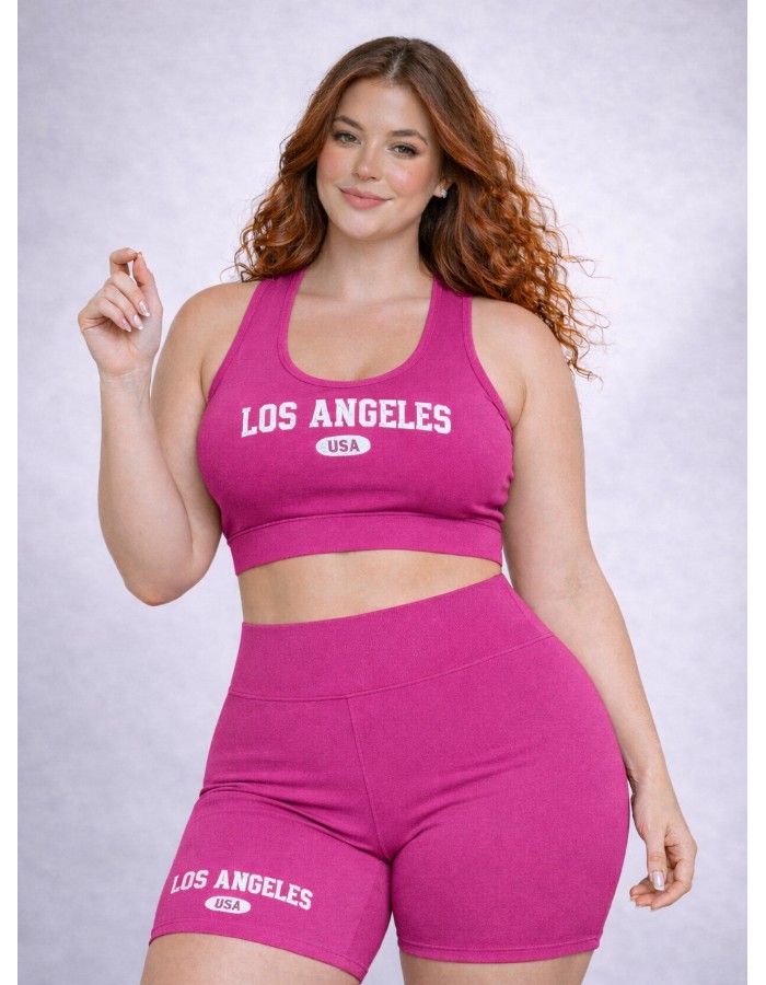 CONJUNTO CURTO FIT PLUS SIZE LOS ANGELES
