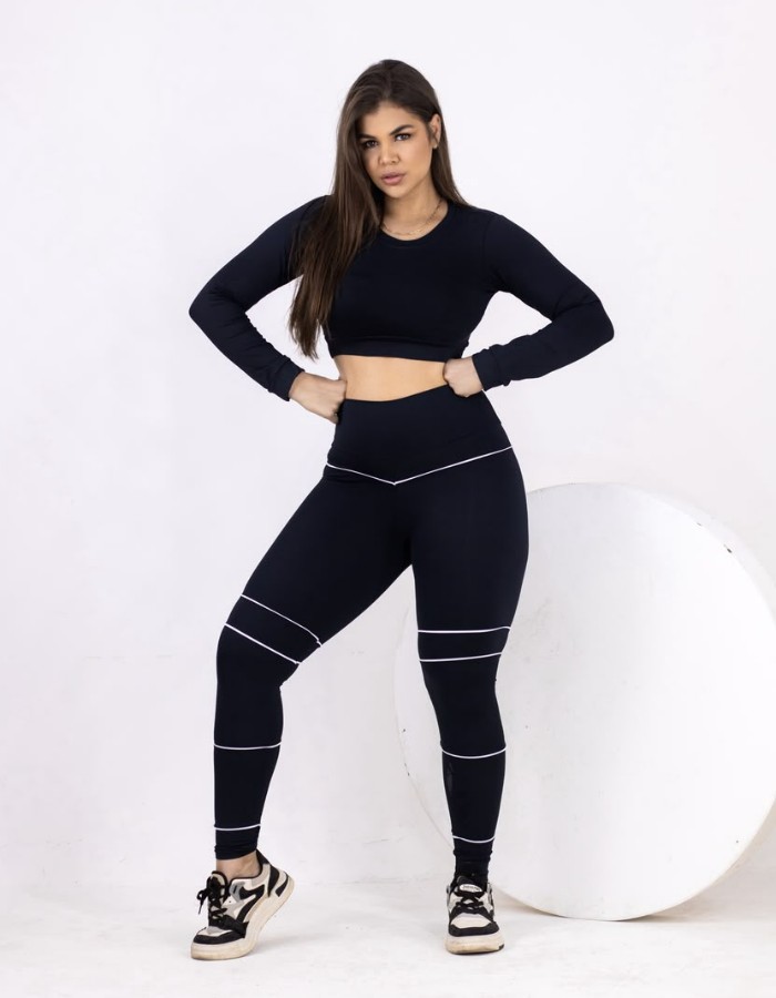 CALÇA FRIZO STYLE  EM POLIAMIDA