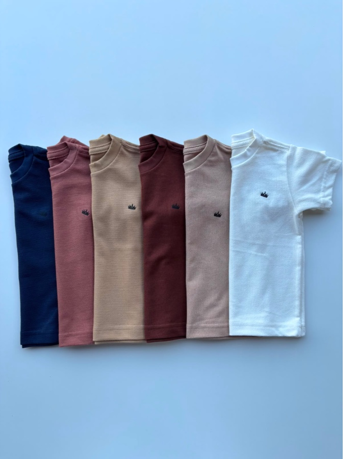 Camisa Texturizada Menegotti Infantil e Juvenil 