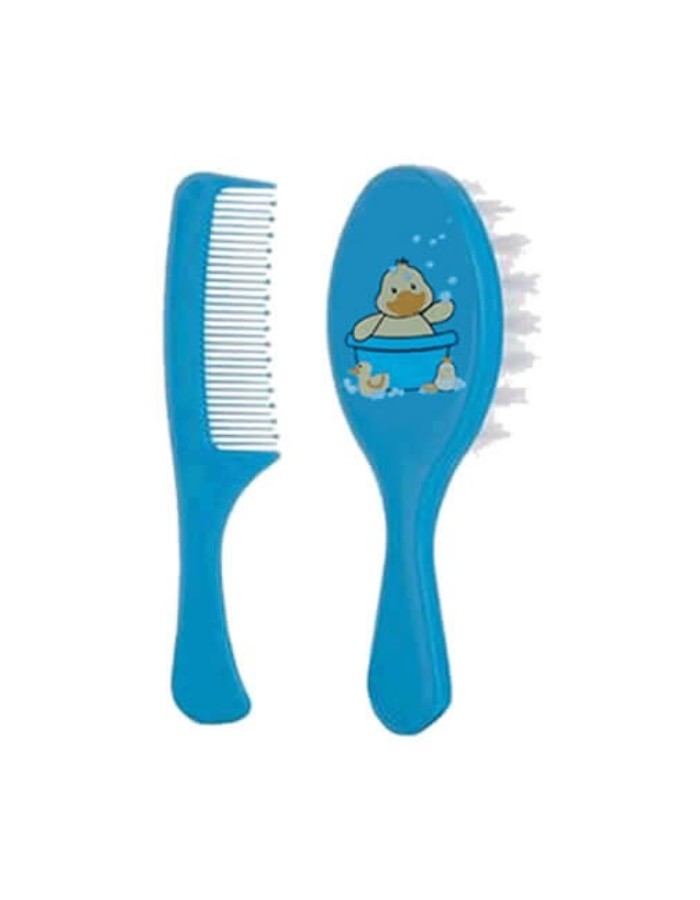 KIT ESCOVA E PENTE COMPACTO LULLY BEBE