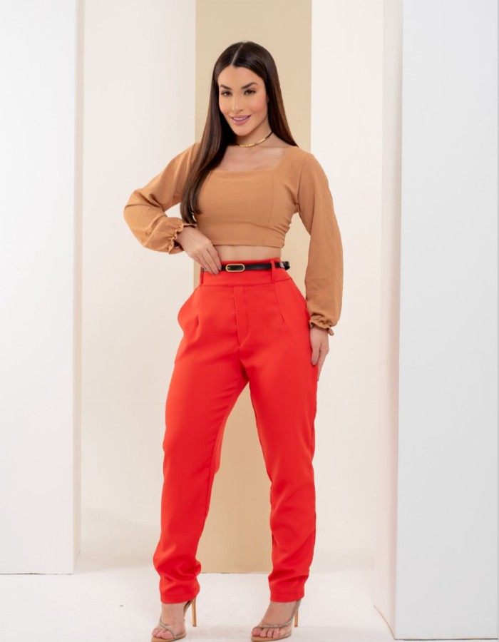 CALÇA PREGA