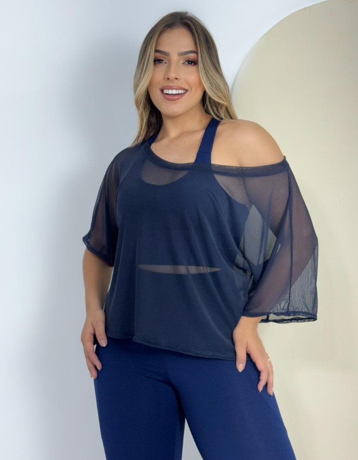 Cropped Max de Tule - Basica 