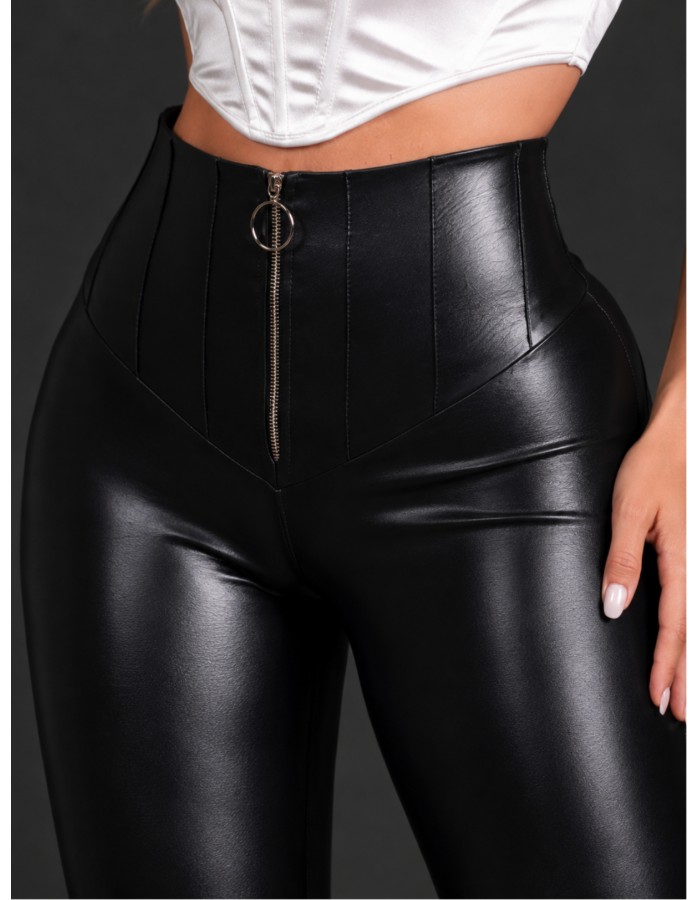 Calça Ziper Cintura Alta