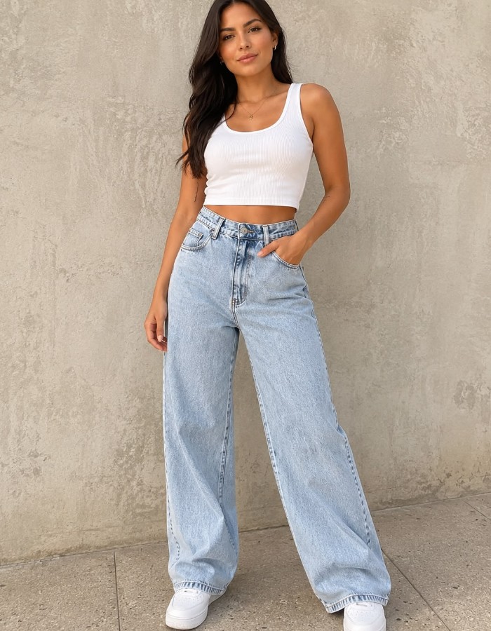 CALCA WIDE LEG SLIM
