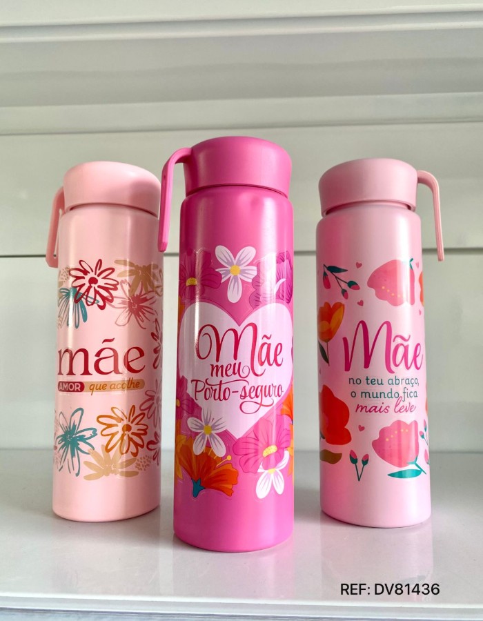 GARRAFA MÃES INOX 600ML
