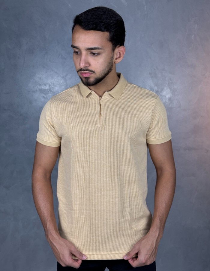Polo texturizada Milano