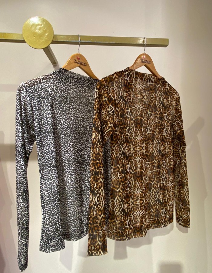 BLUSA MANGA LONGA ESTAMPADA
