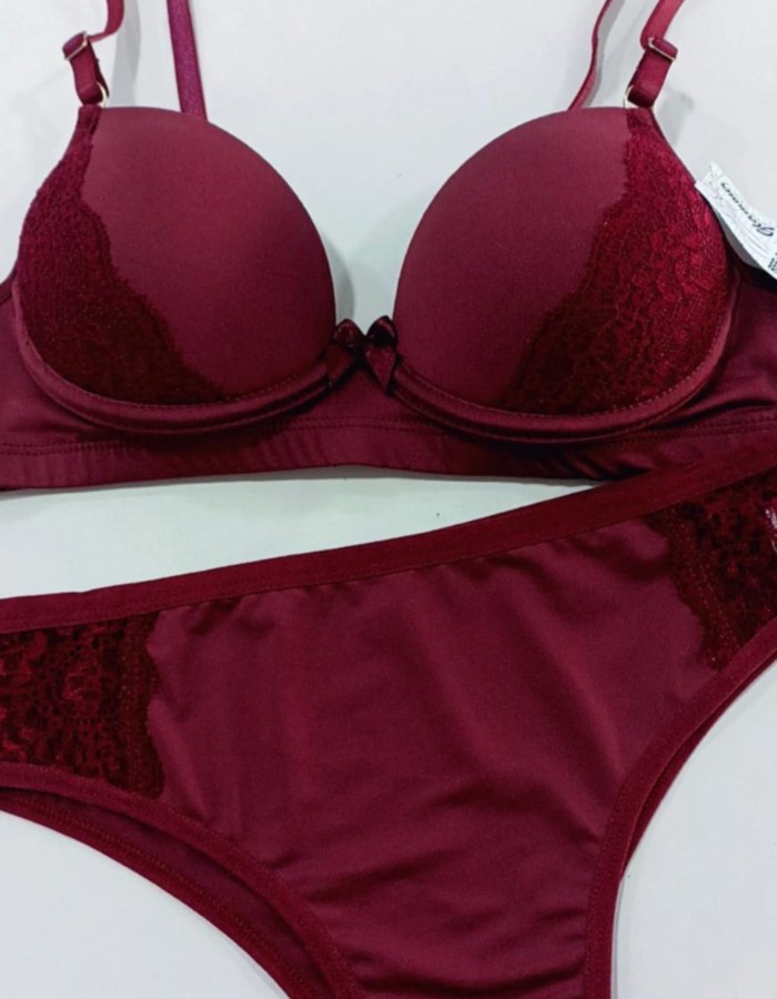 CONJUNTO GLAMOUR BÁSICO DETALHE RENDA 2501218 988