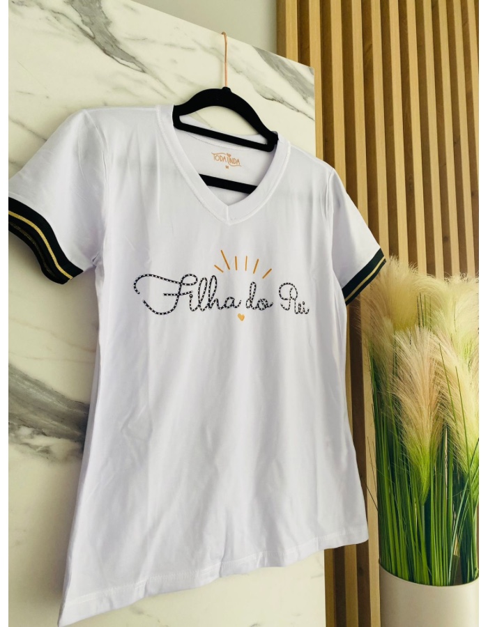 T-SHIRT DE PUNHO FILHA DO REI 