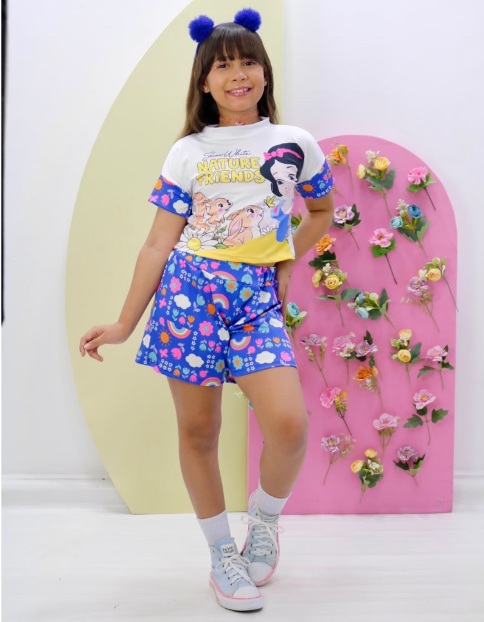 Conjunto branca de neve 