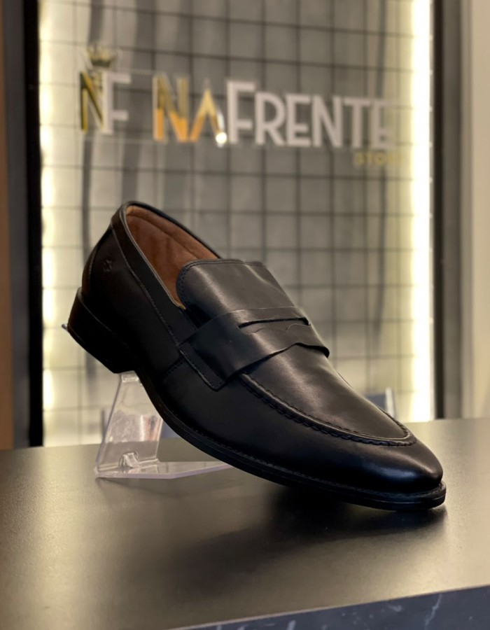 perlatto mule couro roma preto